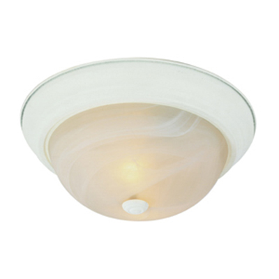 Trans Globe Lighting LED-13619 AW Browns 15" Indoor Antique White Traditional Flushmount